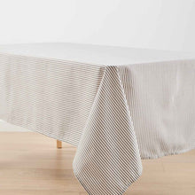 Stripe Tablecloth - Charcoal
