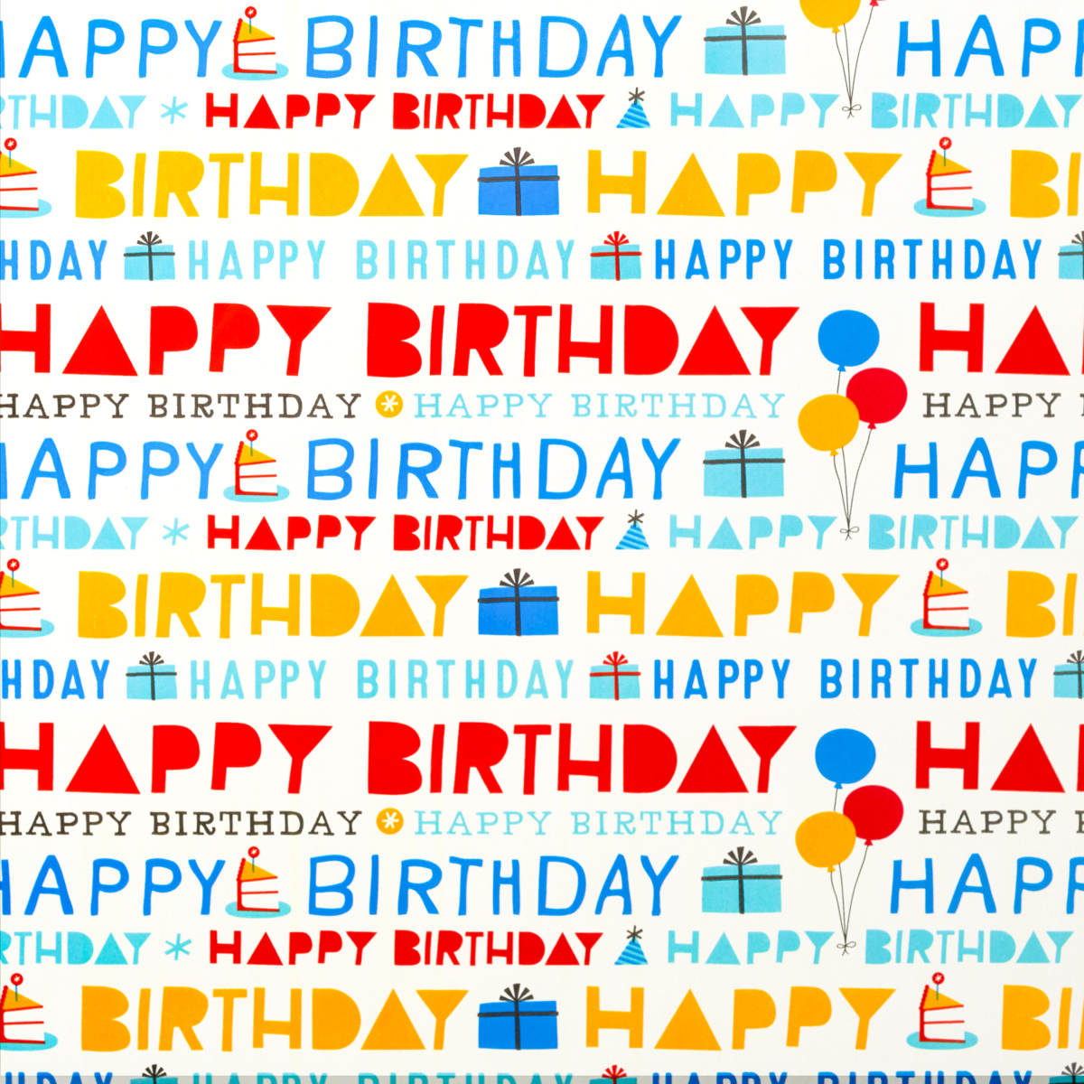 Hallmark Gift Wrap Roll - Happy Birthday