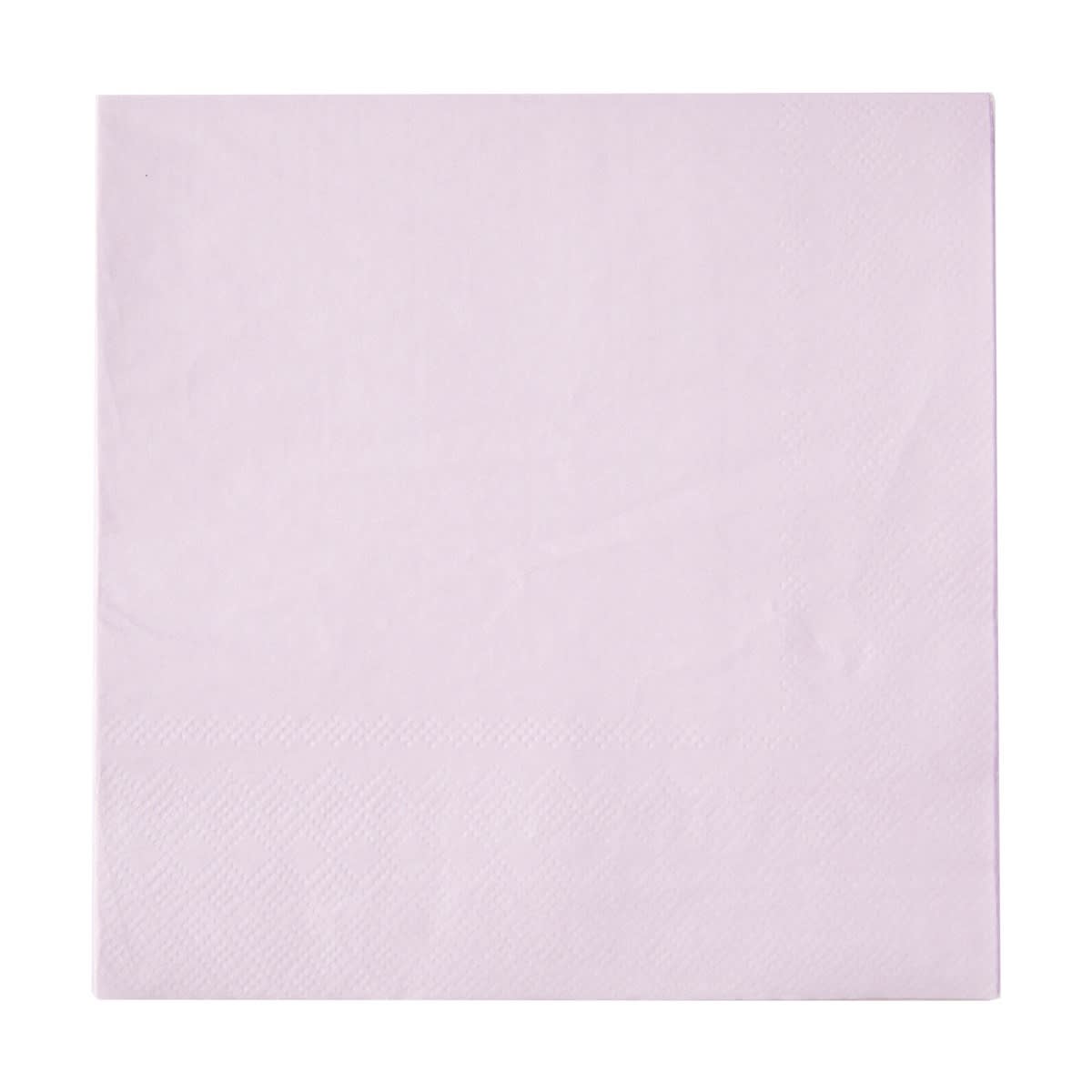 20 Piece Pastel Purple Paper Napkins
