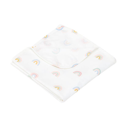 Cotton Jersey Blanket - Rainbow