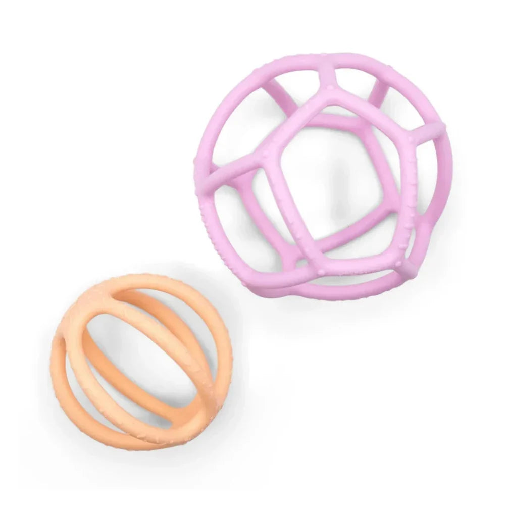 Jellystone Sensory and Fidget Ball Set of 2 Silicone 2 Colours Sensory Fidget Toys Baby Toys 0m+