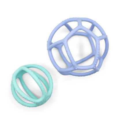 Jellystone Sensory and Fidget Ball Set of 2 Silicone 2 Colours Sensory Fidget Toys Baby Toys 0m+