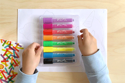 Tiger Tribe Silk Crayons Stationary Art and craft for kids 3yrs+