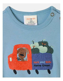 Freddie Homegrown Truck Boucle Bodysuit in Blue