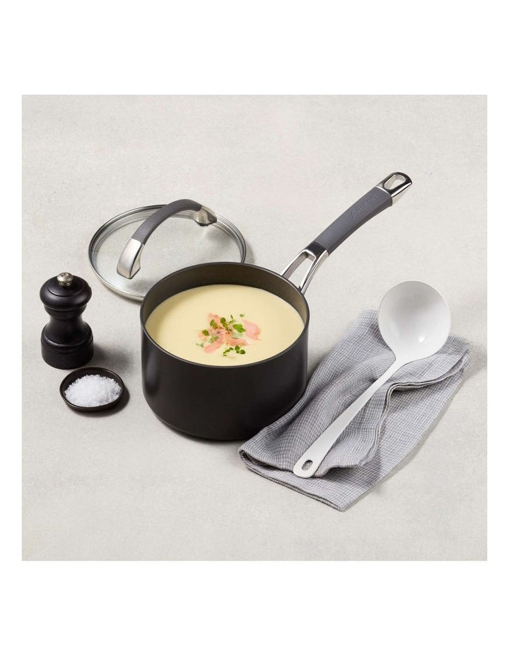 Nonstick Induction Saucepan 16cm/1.9L in Black