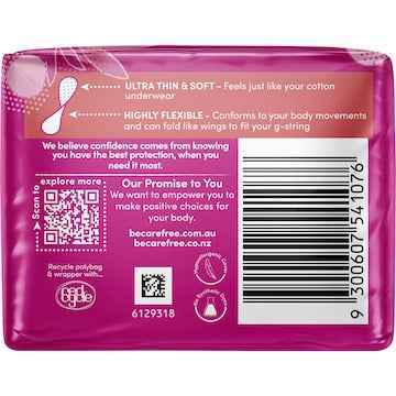 Carefree Barely There Unscented Liners 42 pack