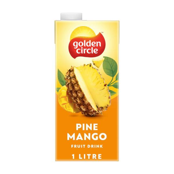 GOLDEN CIRCLE TETRA PINEAPPLE MANGO DRINK:.:1 LITRE