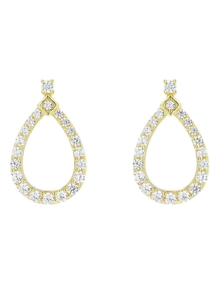 Goddess Freya Earrings in Gold