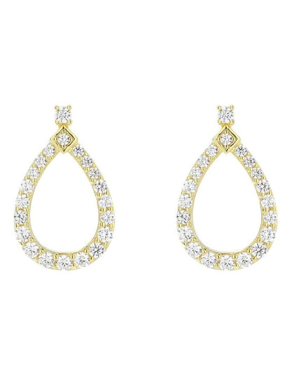 Goddess Freya Earrings in Gold