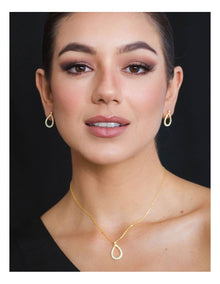Goddess Freya Earrings in Gold
