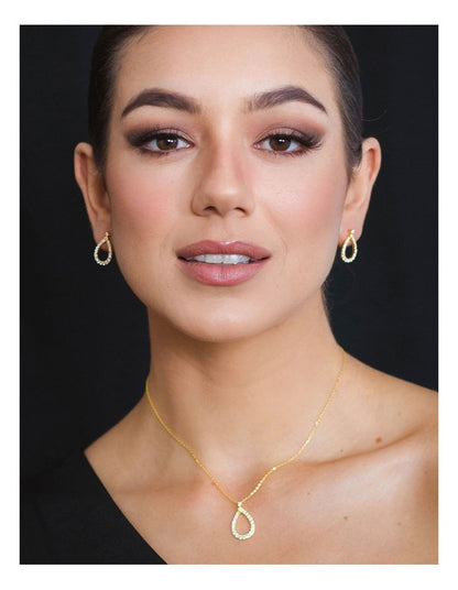 Goddess Freya Earrings in Gold