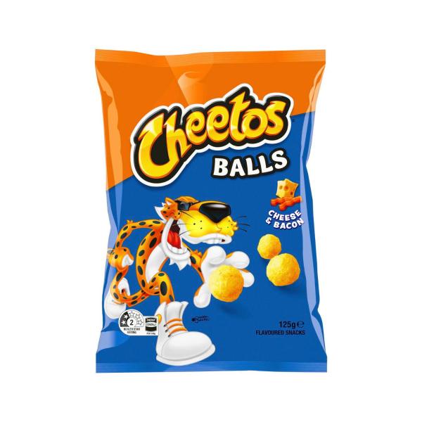 CHEETOS CHEESE & BACON BALLS 125G