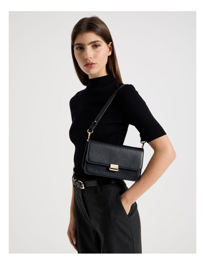 Lyon Shoulder Bag in Black