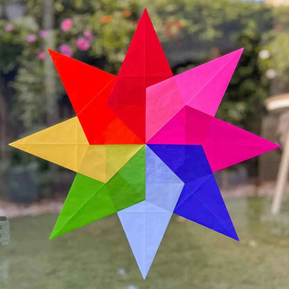 Wax Kite Paper 40gsm Assorted Rainbow Colours 16 x 16cm 100 Sheets Art and craft for kids 3yrs+
