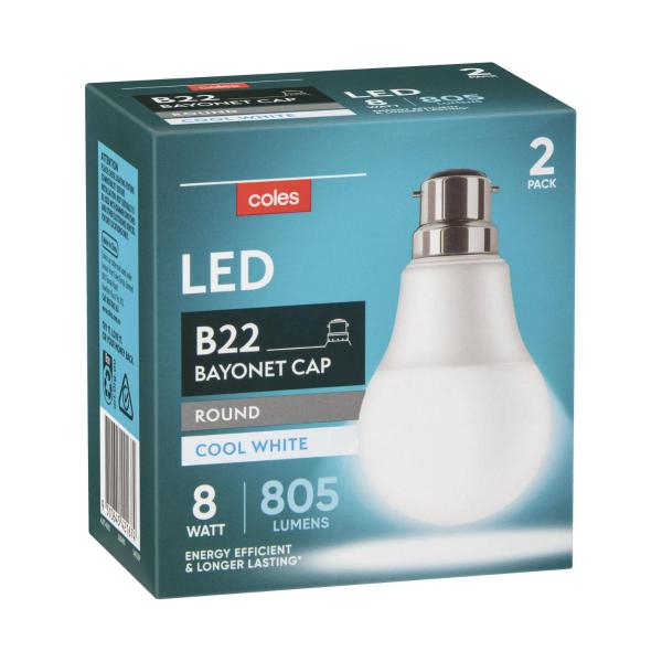 Led Globes Gls Bc 8W 805L Cool White