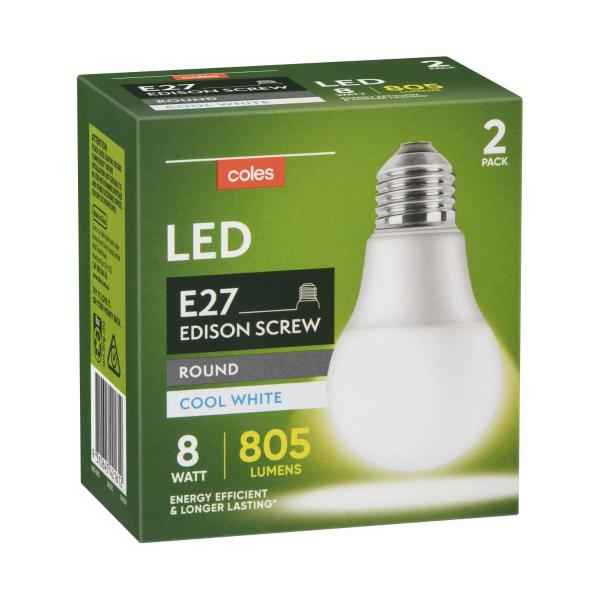 LED Globes GLS ES 8W 805L Cool White