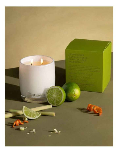 Lemongrass And Mandarin Zest Candle 140g