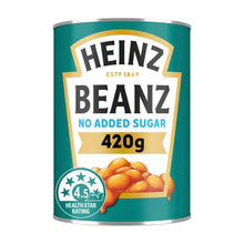 HEINZ BAKED BEANS TOMATO SAUCE NO ADDED SUGAR 420G
