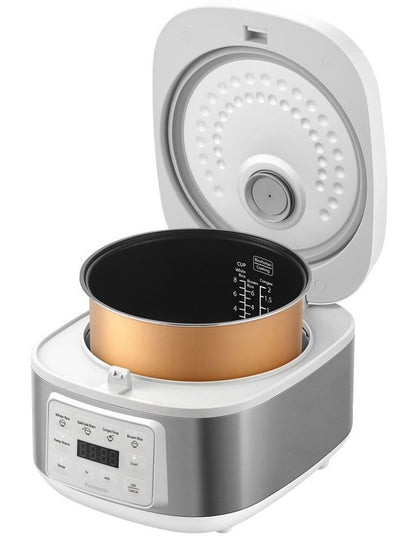 Easy One-touch Operation Rice Cooker 8 Cup in White