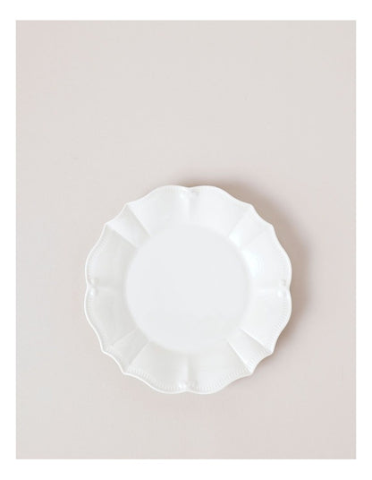 Bella Scalloped 12pc Dinner Set in White