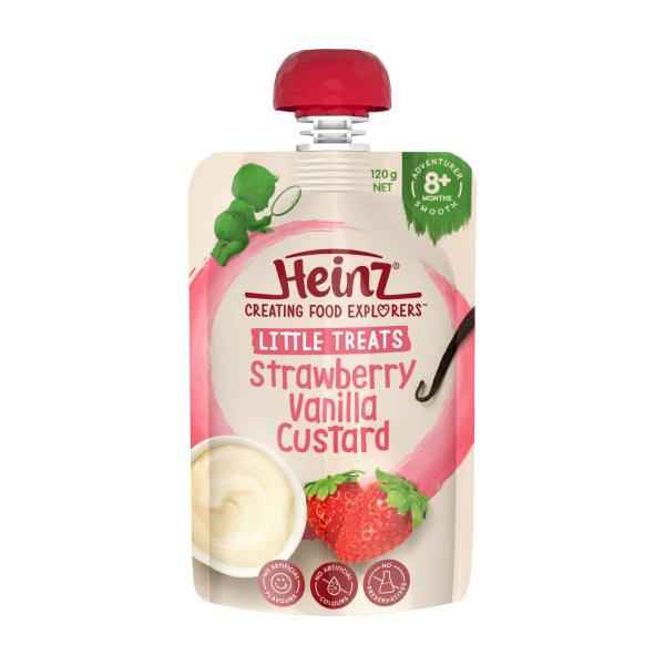 Strawberry Vanilla Custard Pouch 8+ Months