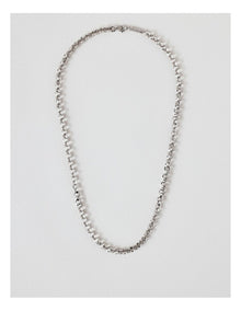 Loop Chain Necklace in Black