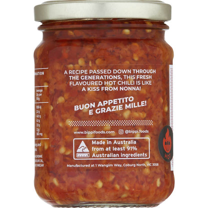 Bippi Italian Style Hot Chilli 250g
