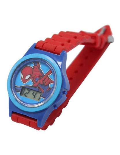 Spider-Man Hero Red Silicone Watch