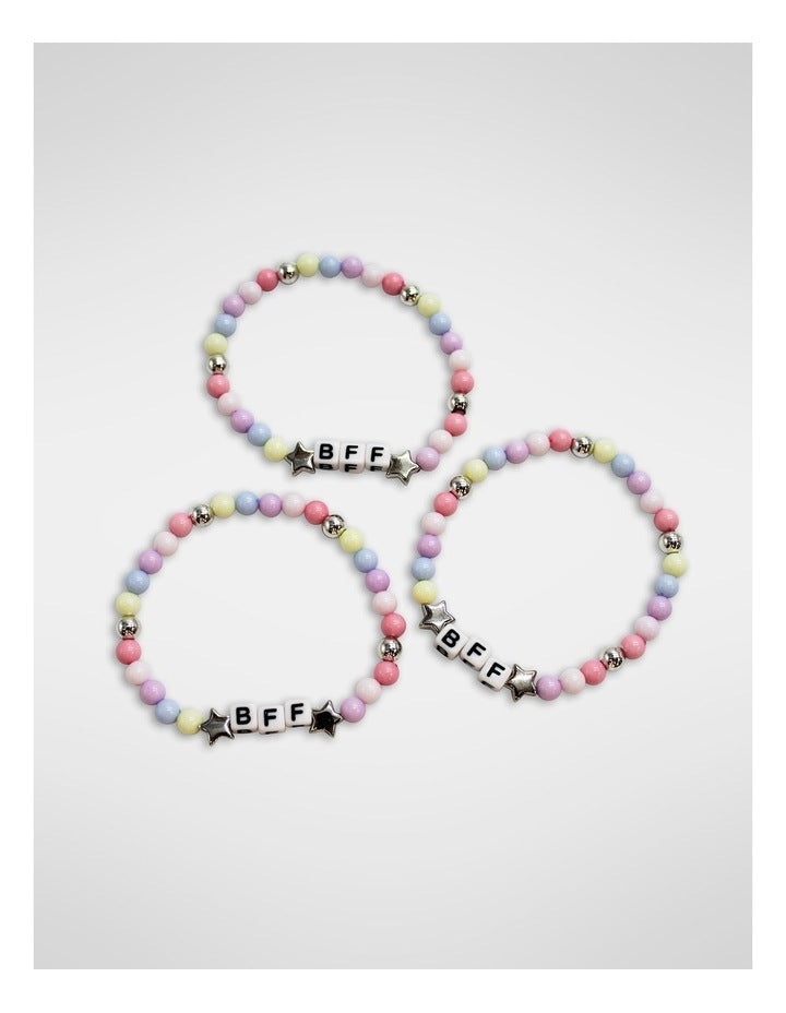 Star BFF Bracelet Pack 3 in Multi