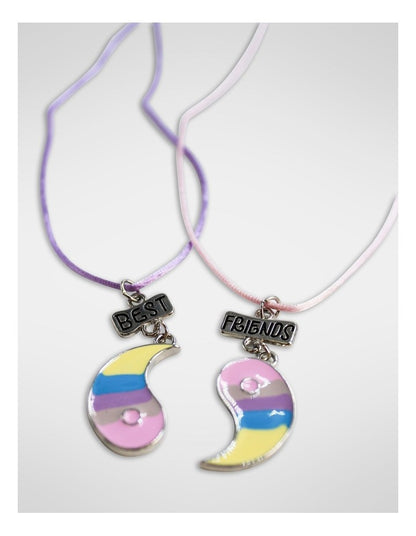 Yin Yang BFF Necklace in Multi