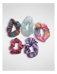 Star Sparkle Scrunchie 5 Pack in Multi