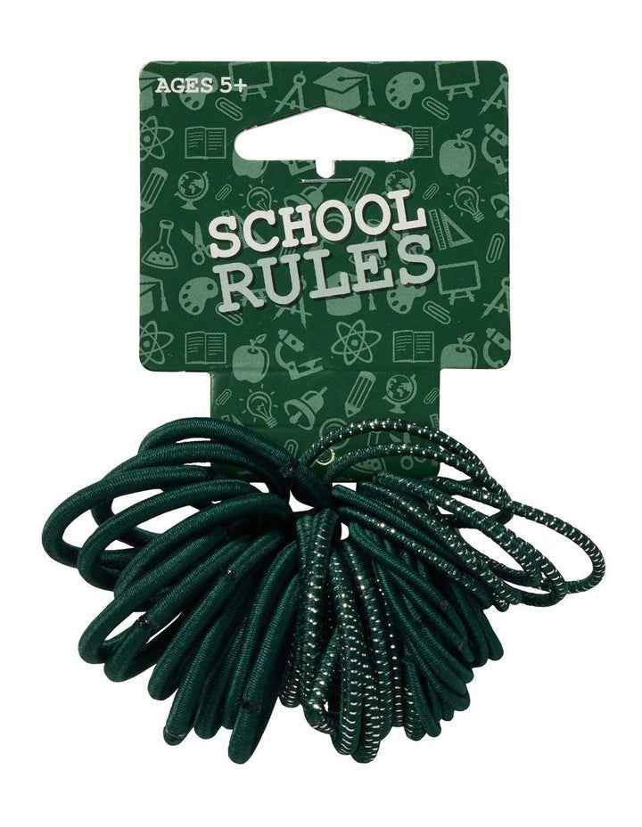 Green Hair Tie Set