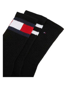 Flag Sports Crew Socks 3 Pack in Black