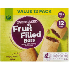 Woolworths Blueberry Oven Baked Fruit Bars 12 Pack