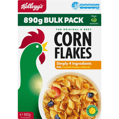 Kellogg's Corn Flakes Breakfast Cereal 890g