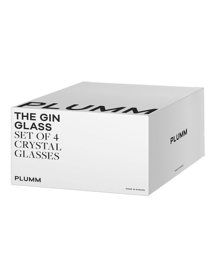 Plumm Gin Glass Set of 4 in Clear