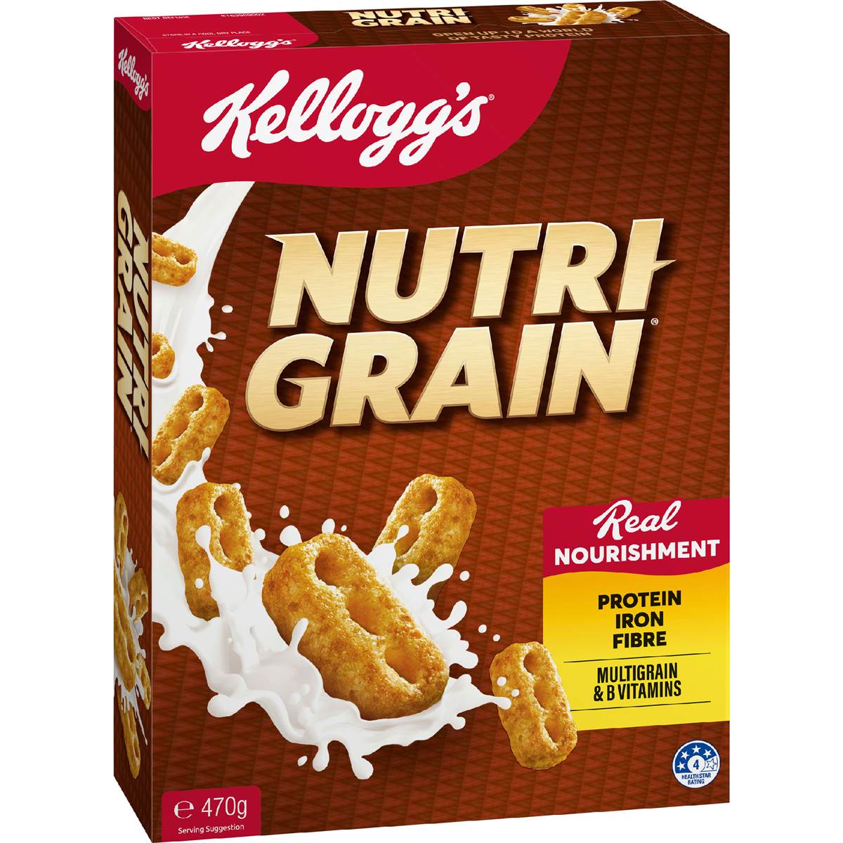 Kellogg's Nutri Grain Protein Breakfast Cereal 470g