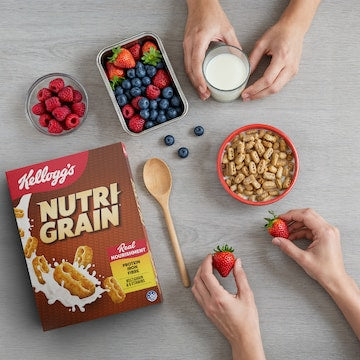 Kellogg's Nutri Grain Protein Breakfast Cereal 470g