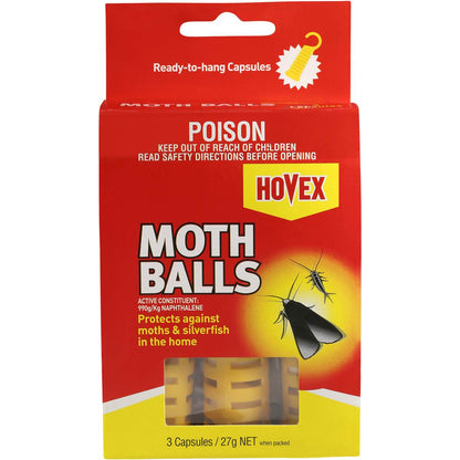 Hovex Insect Control Moth Balls 27g