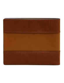 Everett Bifold Wallet with Flip ID in Medium Brown