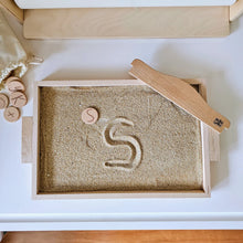 Montessori Sand Tray the Original Large Sensory Tray for Language Learning