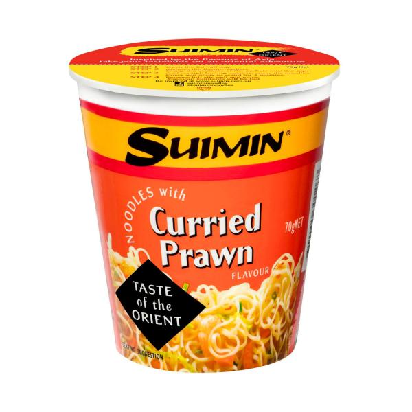 SUIMIN NOODLE CUP :CURRY PRAWN:.:70 GRAM