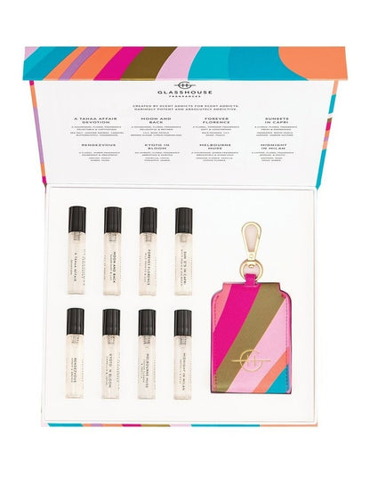 Fragrance Library Discovery Set and Travel Case Keyring 8x5ml