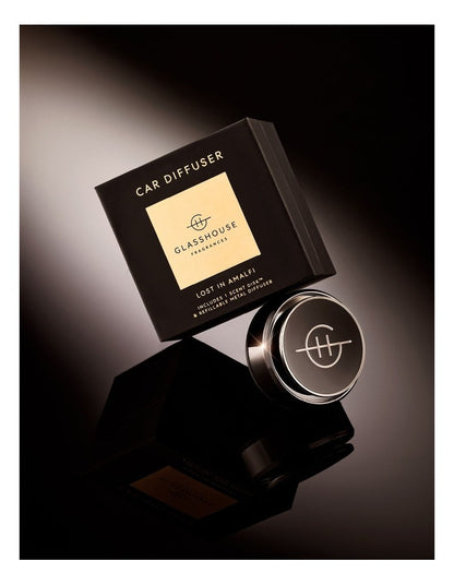 Lost In Amalfi Car Diffuser With 1 Replacement Scent Disk