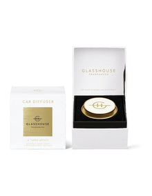 A Tahaa Affair Gold Car Diffuser Gold With 1 Replacement Scent Disk