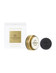 A Tahaa Affair Gold Car Diffuser Gold With 1 Replacement Scent Disk