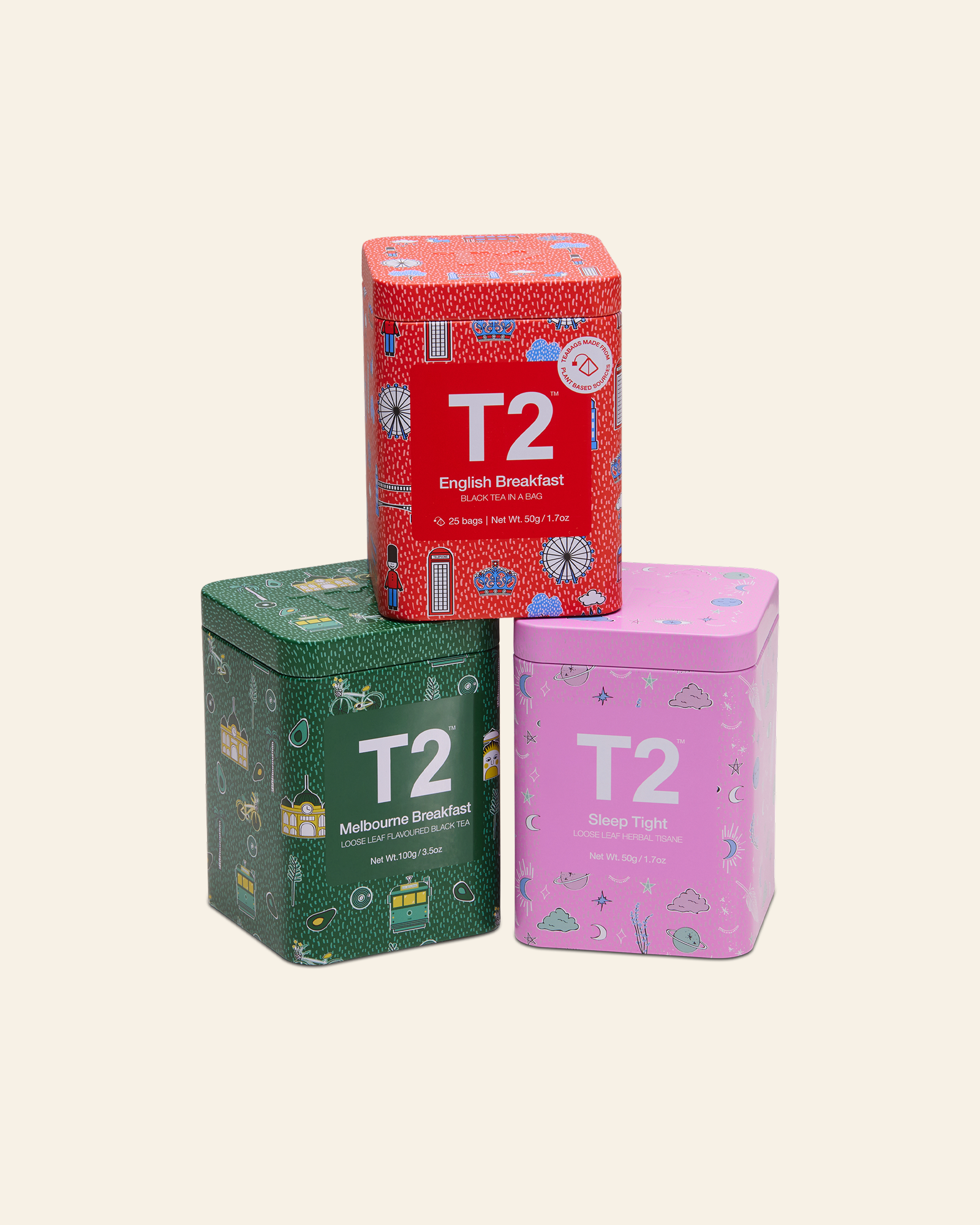Tea Tin Trio Bundle