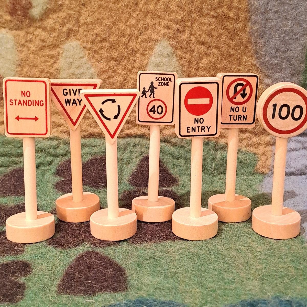 Fun Factory Australian themed Traffic Signs 20 Packs for 3yrs+