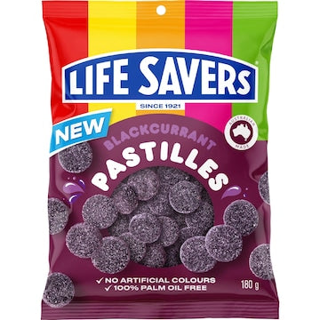Life Savers Blackcurrant Pastilles 180g