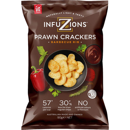 Infuzions Prawn Cracker Barbecue Rib 90g